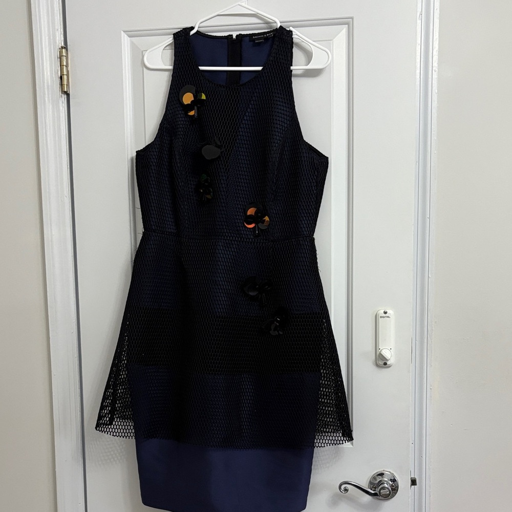 Sachin and Babi Elegant Black Sleeveless Dress